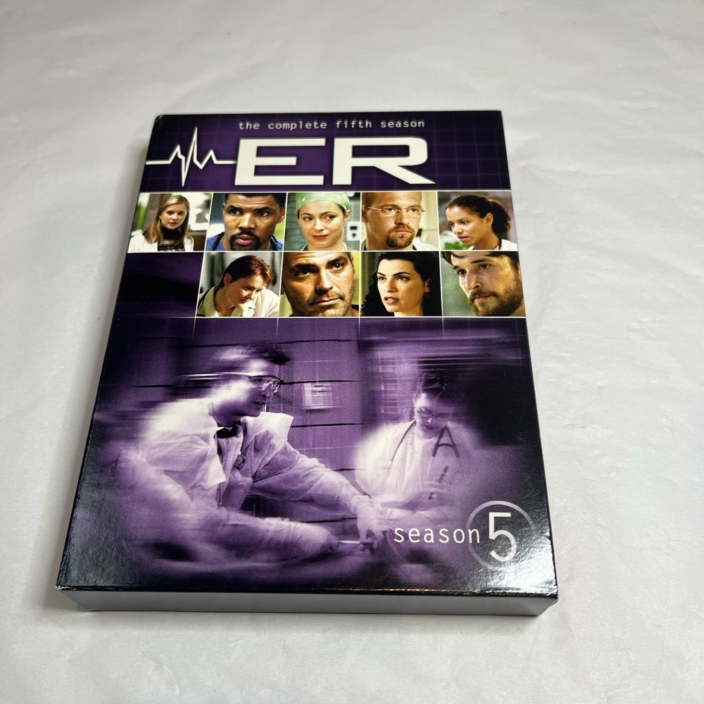 ER - The Complete Fifth Season DVD 2006 6-Disc Set Drama Anthony Edwards George